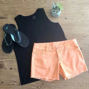 Rip Curl Cut Off Raw Hem Shorts